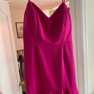 Pink bodycon dress, boutique